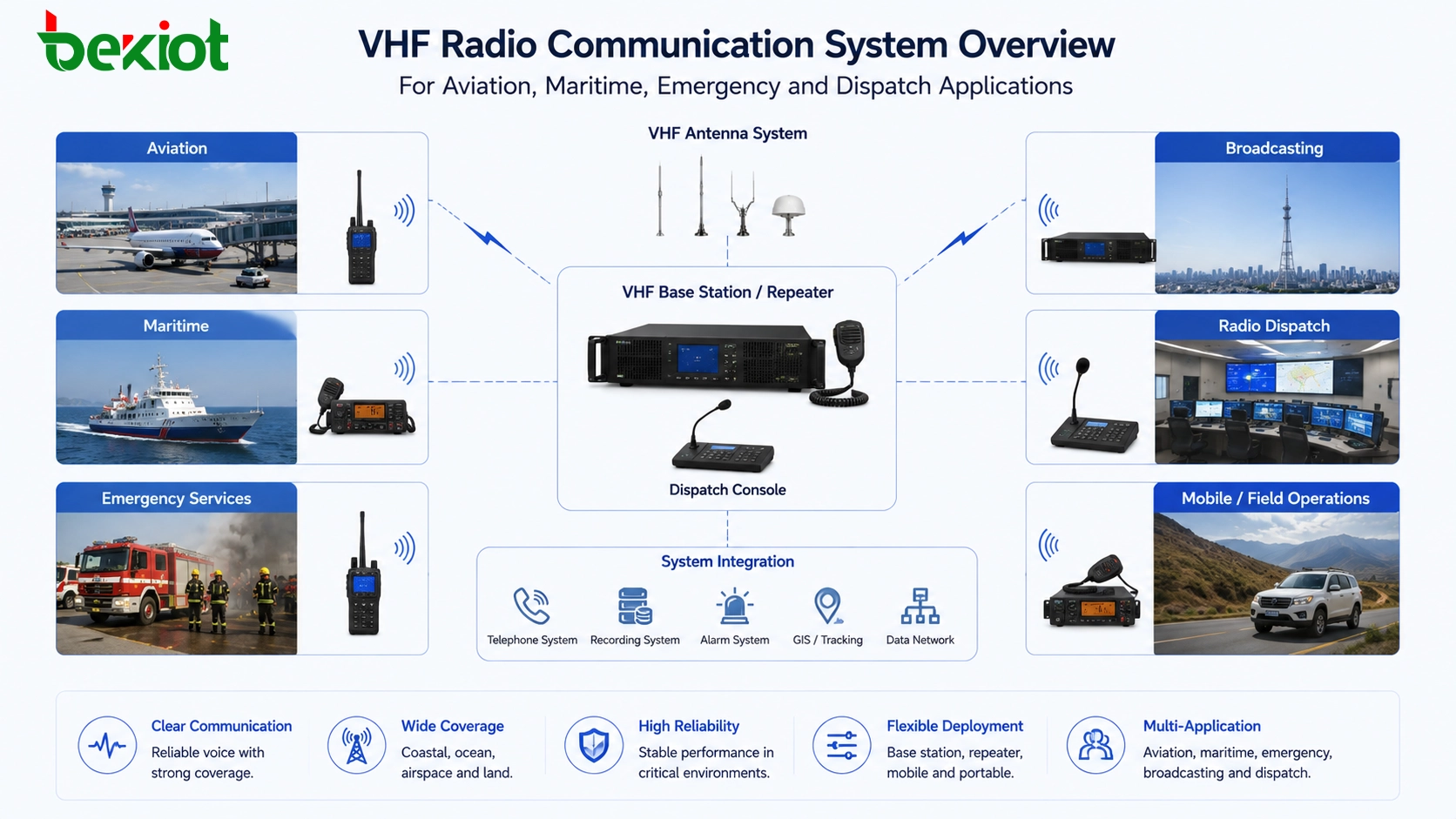How to integrate VHF radio?