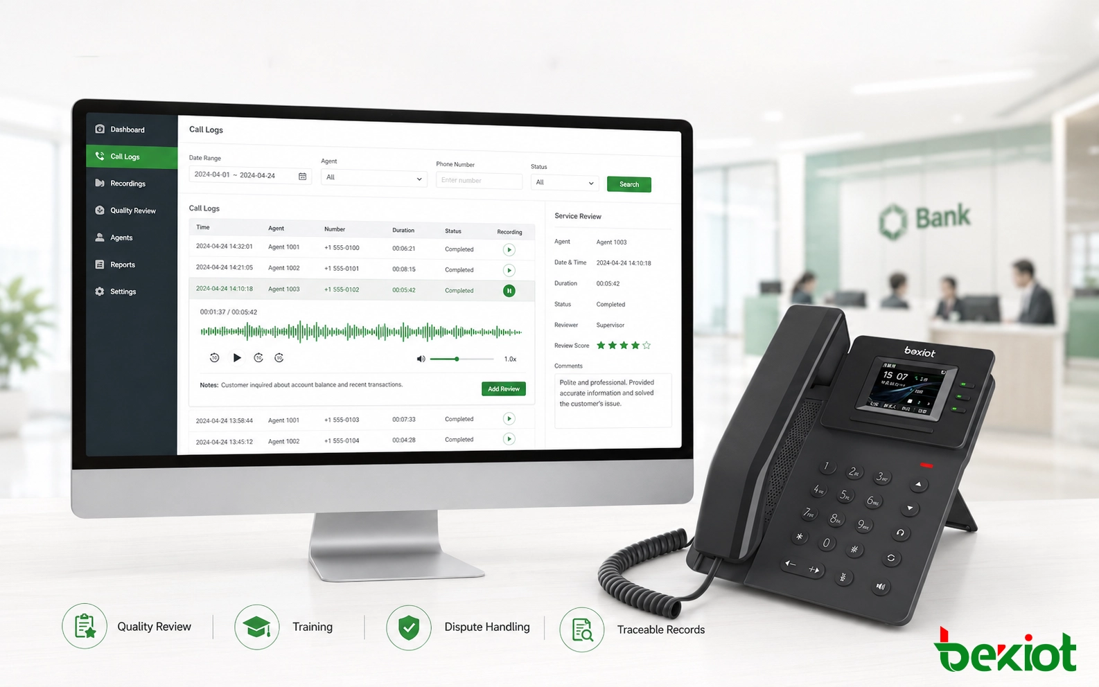 Call Recording and Service Review