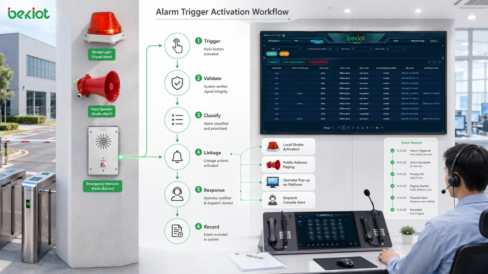 How Does an Alarm Trigger Activate a System?*