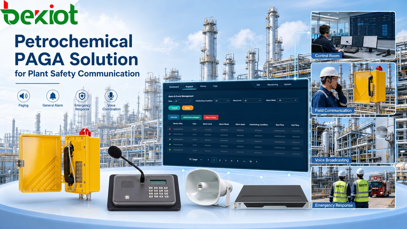 Petrochemical PAGA Solution for Plant Safety Communication