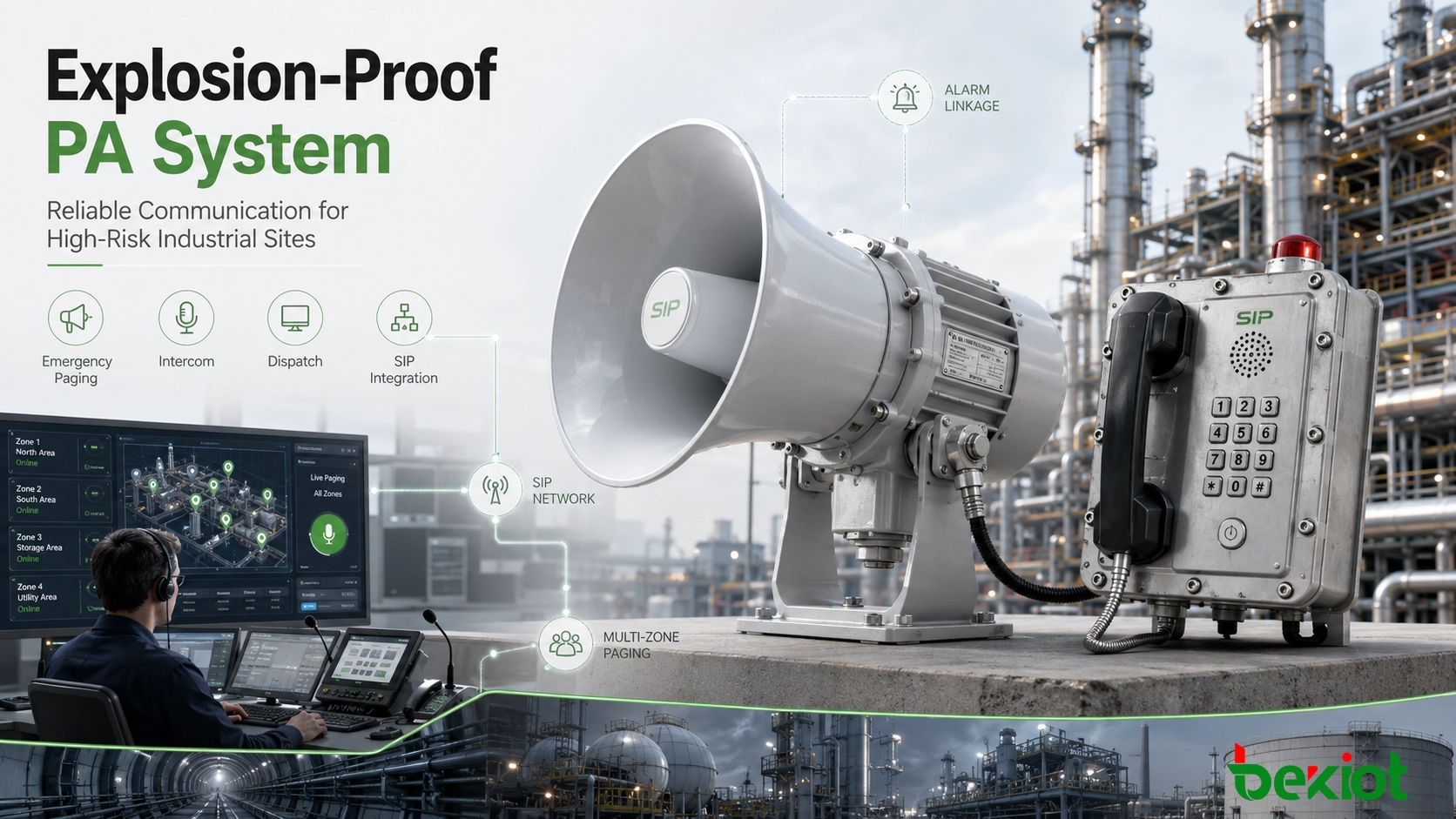 What Makes an Explosion-Proof PA System Reliable for High-Risk Industrial Sites?