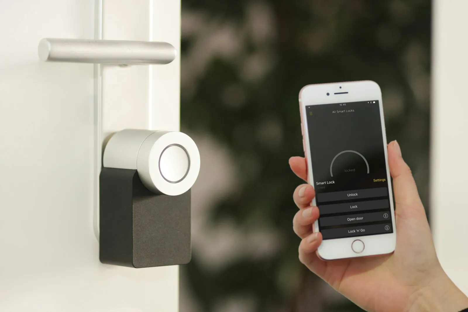 Building entrance intercom integrated with camera and access control for visitor management