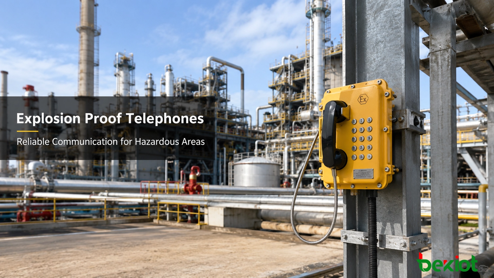 Explosion Proof Telephones for Refineries and Petrochemical Plants: A Practical Selection Guide