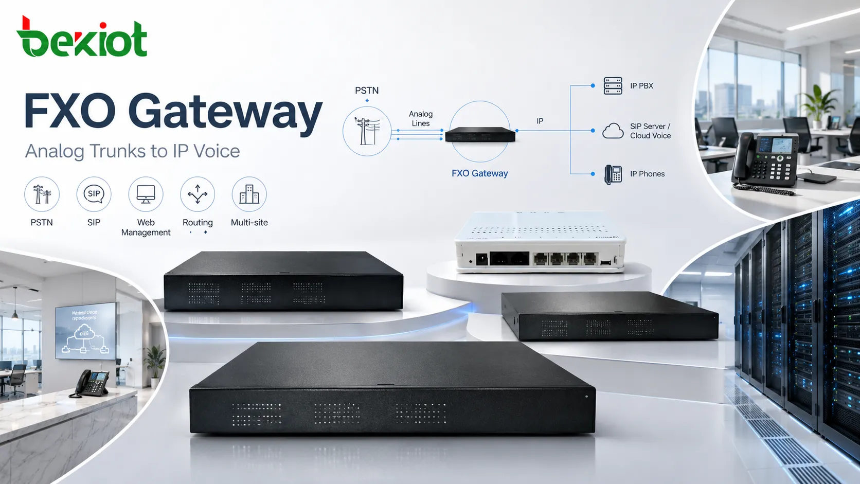 How Does an FXO Gateway Connect Analog Lines to VoIP?