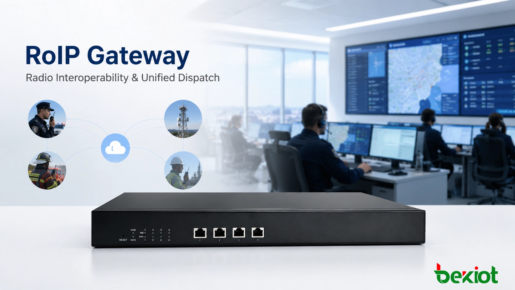 RoIP Gateway Solutions for Radio Interoperability and Unified Dispatch