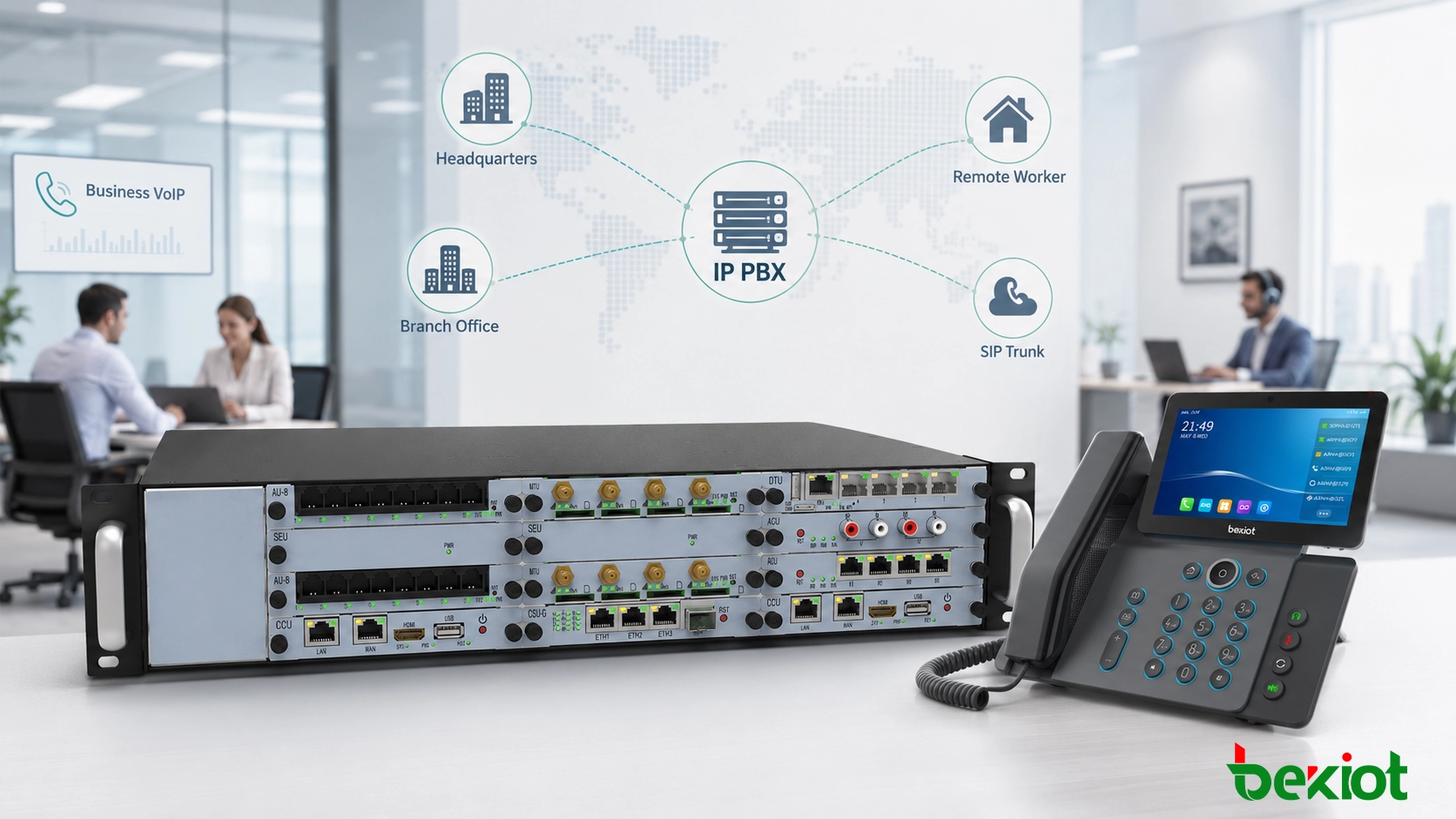 IP PBX System for Business VoIP Communications
