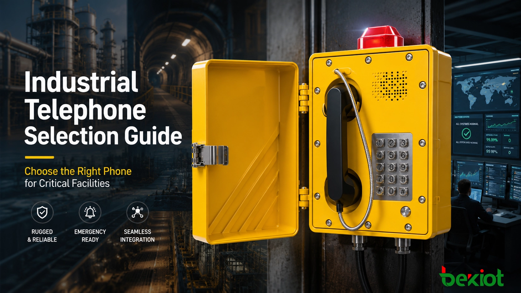 Industrial Telephone Selection Guide for Critical Facilities