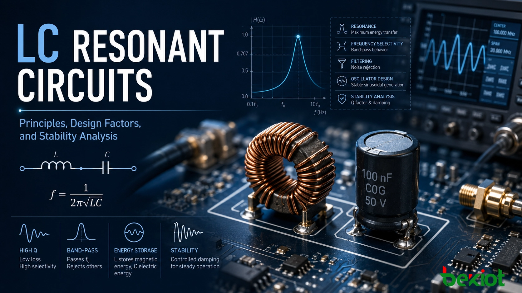 LC Resonant Circuits: Principles, Design Factors, and Stability Analysis
