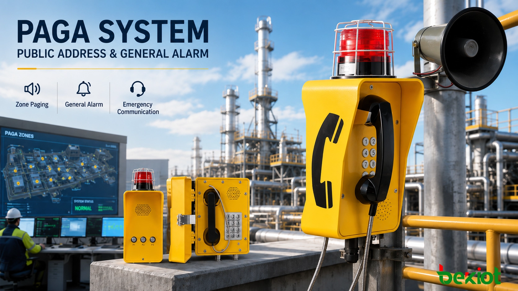 PAGA Systems for Industrial Safety Communication and Emergency Response