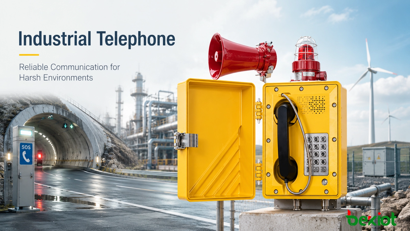 Industrial Telephones for Harsh Environments and Critical Communication