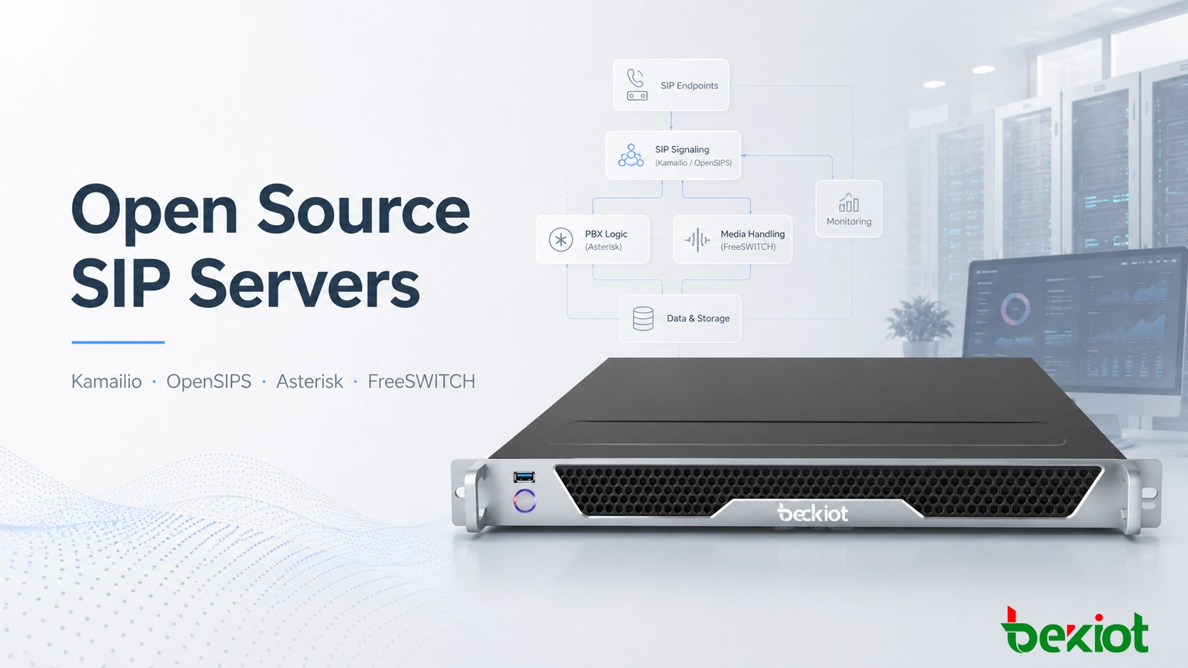 Open Source SIP Servers Compared: Kamailio, OpenSIPS, Asterisk, and FreeSWITCH