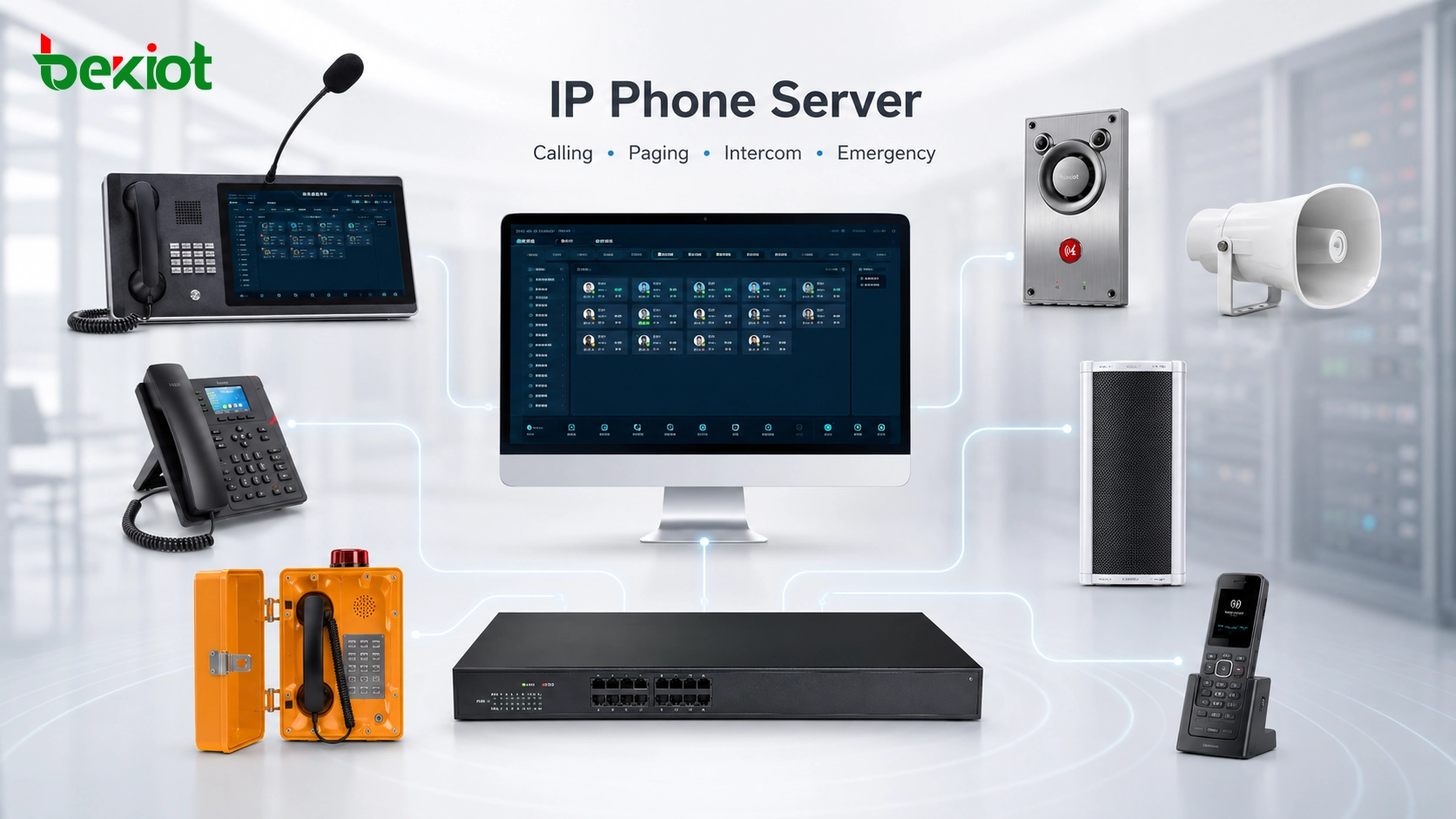IP Phone Server Solutions for Business Calling, SIP Paging, and Emergency Communication