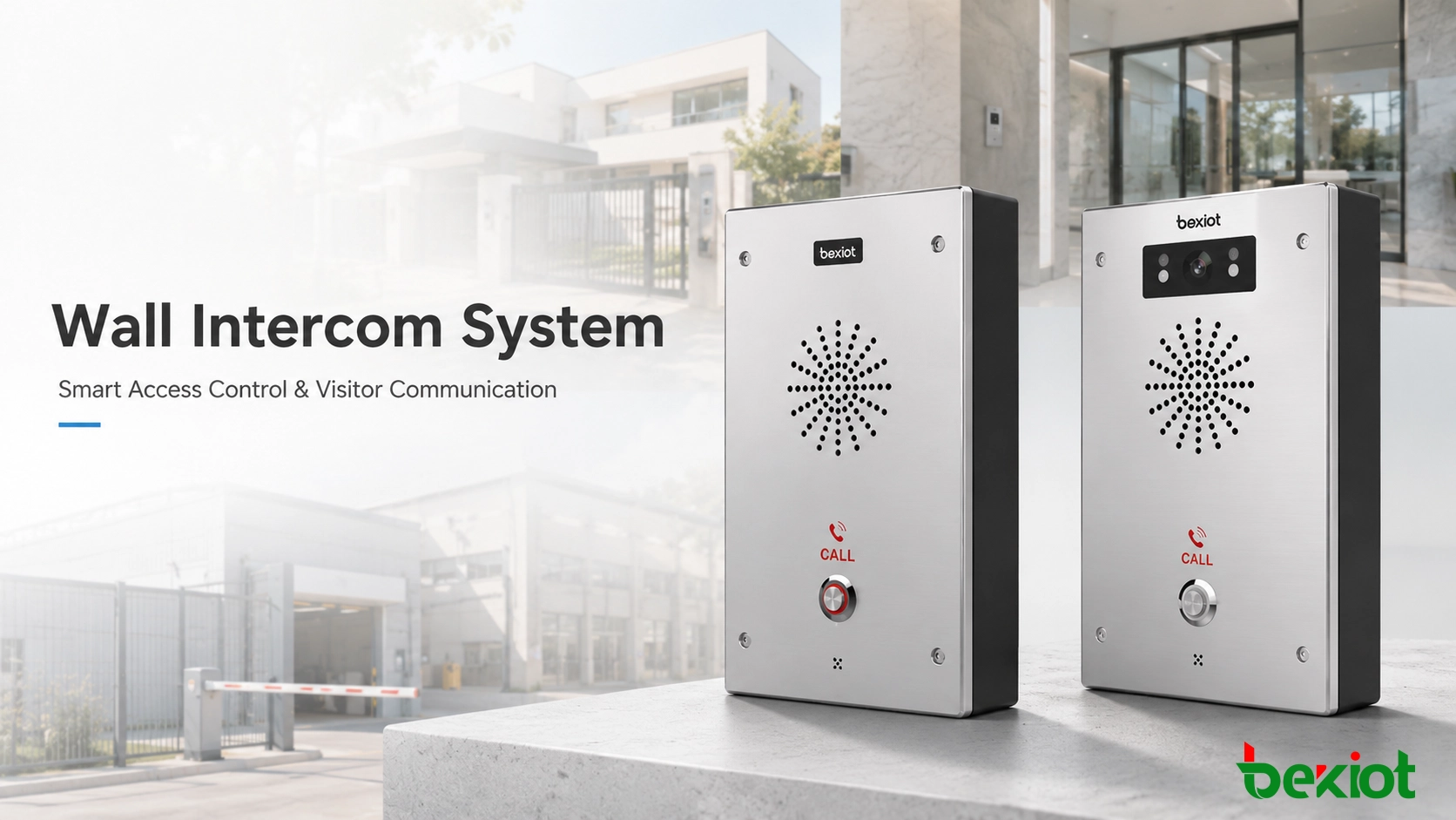Wall Intercom Systems for Modern Access Control and Visitor Communication