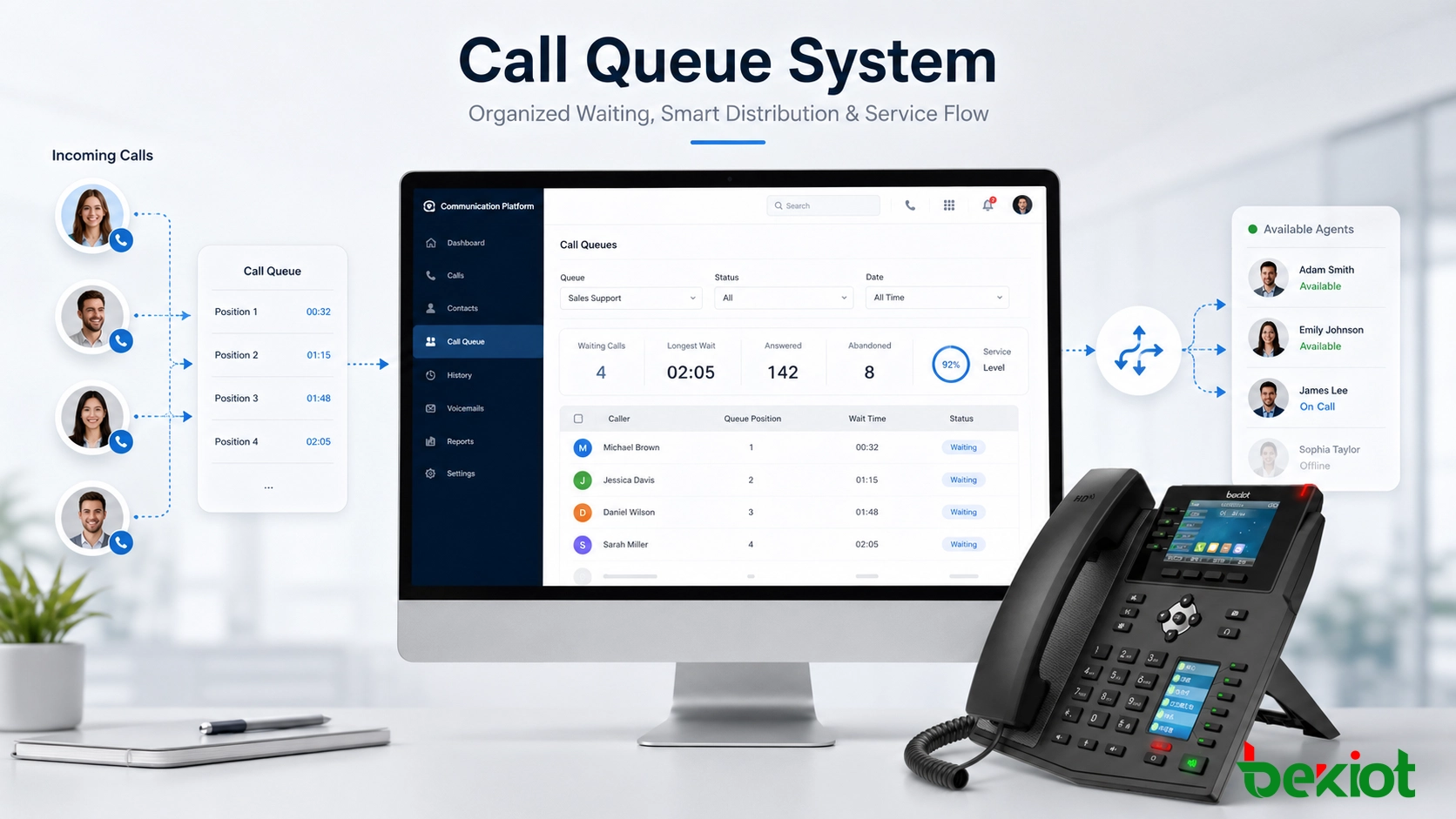 Call Queue Systems for Organized Business Communication and Service Flow