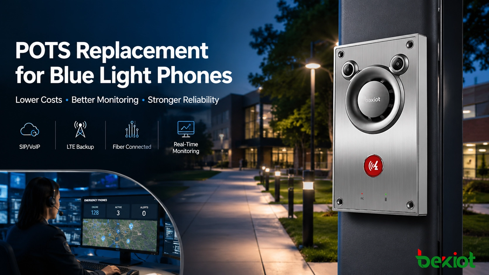 POTS Line Replacement for Blue Light Phones: Reducing Costs and Improving Emergency Communication Reliability