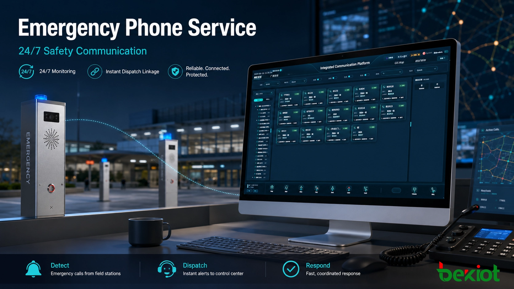 Emergency Phone Service for 24/7 Safety Communication and Rapid Response