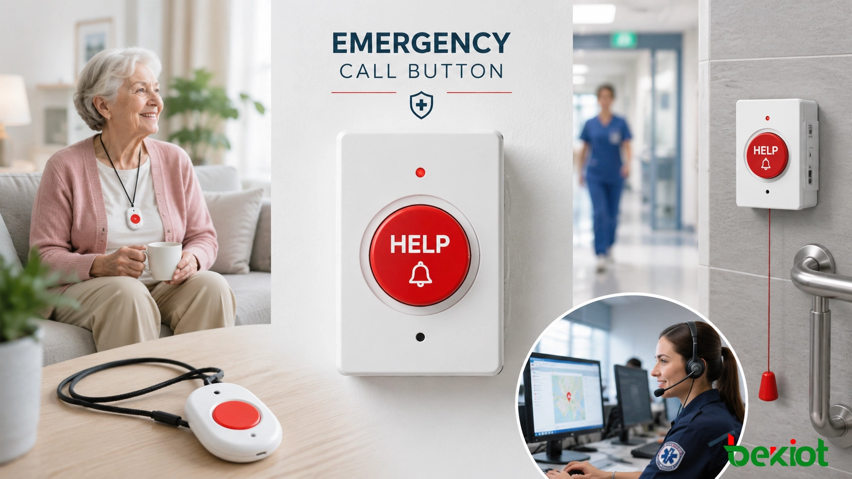 Emergency Call Buttons for Personal Safety, Medical Alerts, and Public Help Points