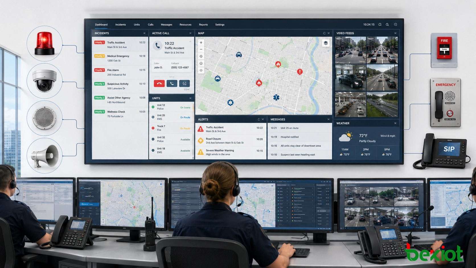Computer-Aided Dispatch System for Faster Emergency Response and Control Room Coordination