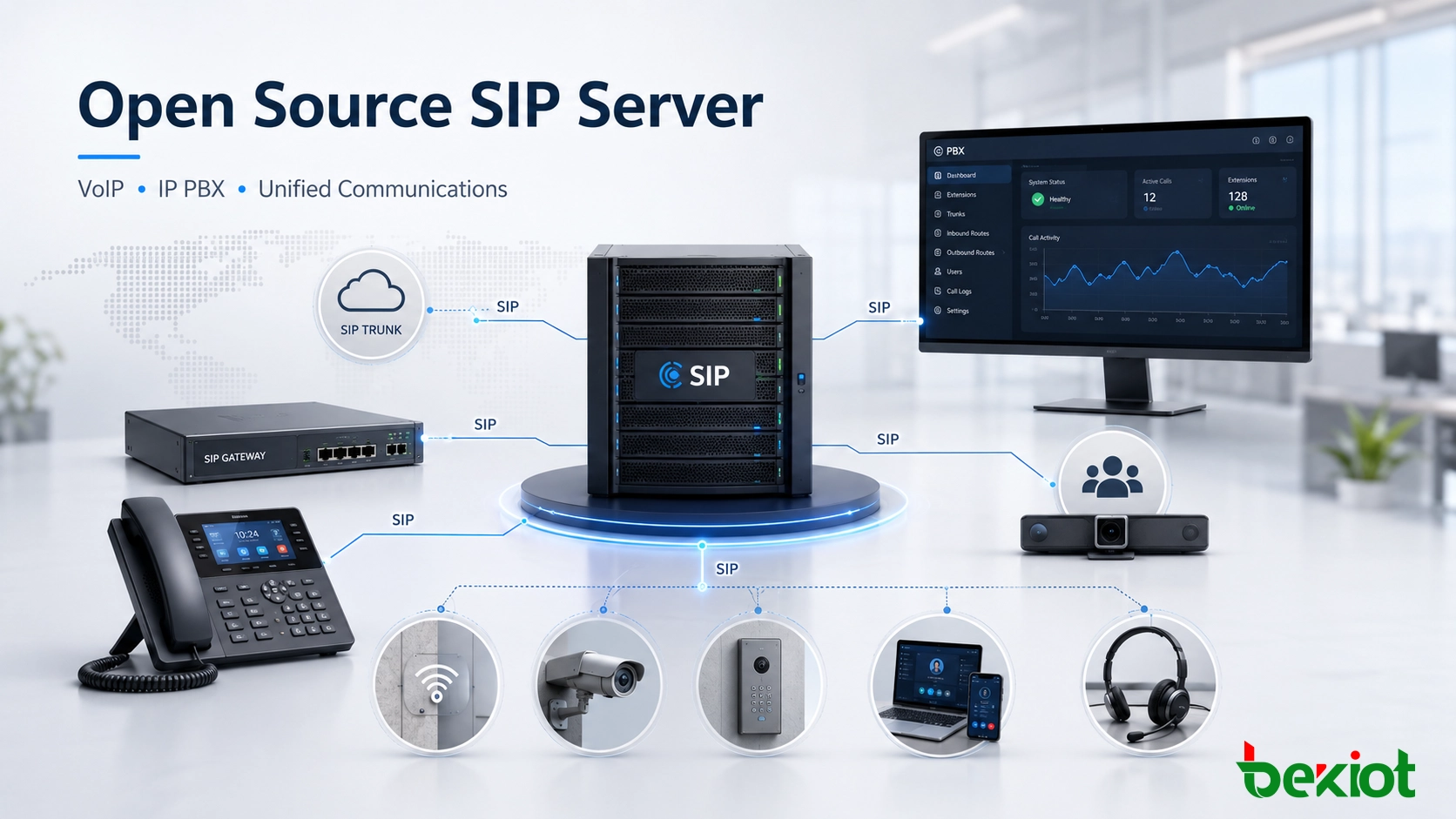 Open Source SIP Server Selection Guide for VoIP IP PBX and Unified Communication Projects