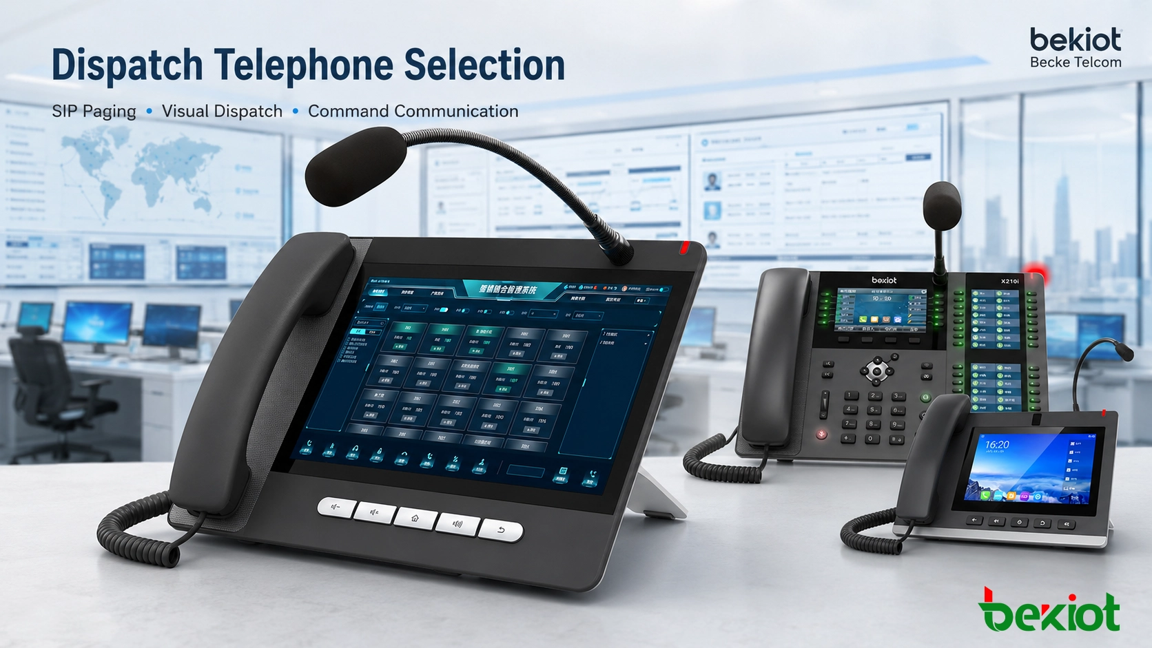 How to Choose a Dispatch Telephone for Control Rooms and Command Centers