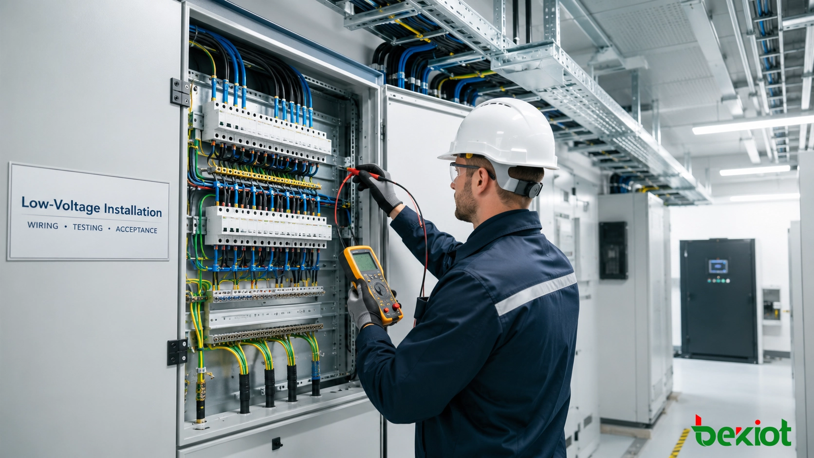 Low-Voltage Installation Guide for Safe Wiring, Testing, and Acceptance