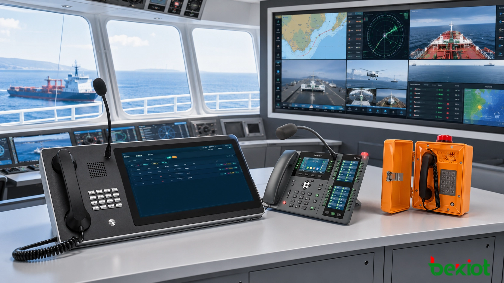 Shipborne Audio-Video Command Systems for Maritime Operations