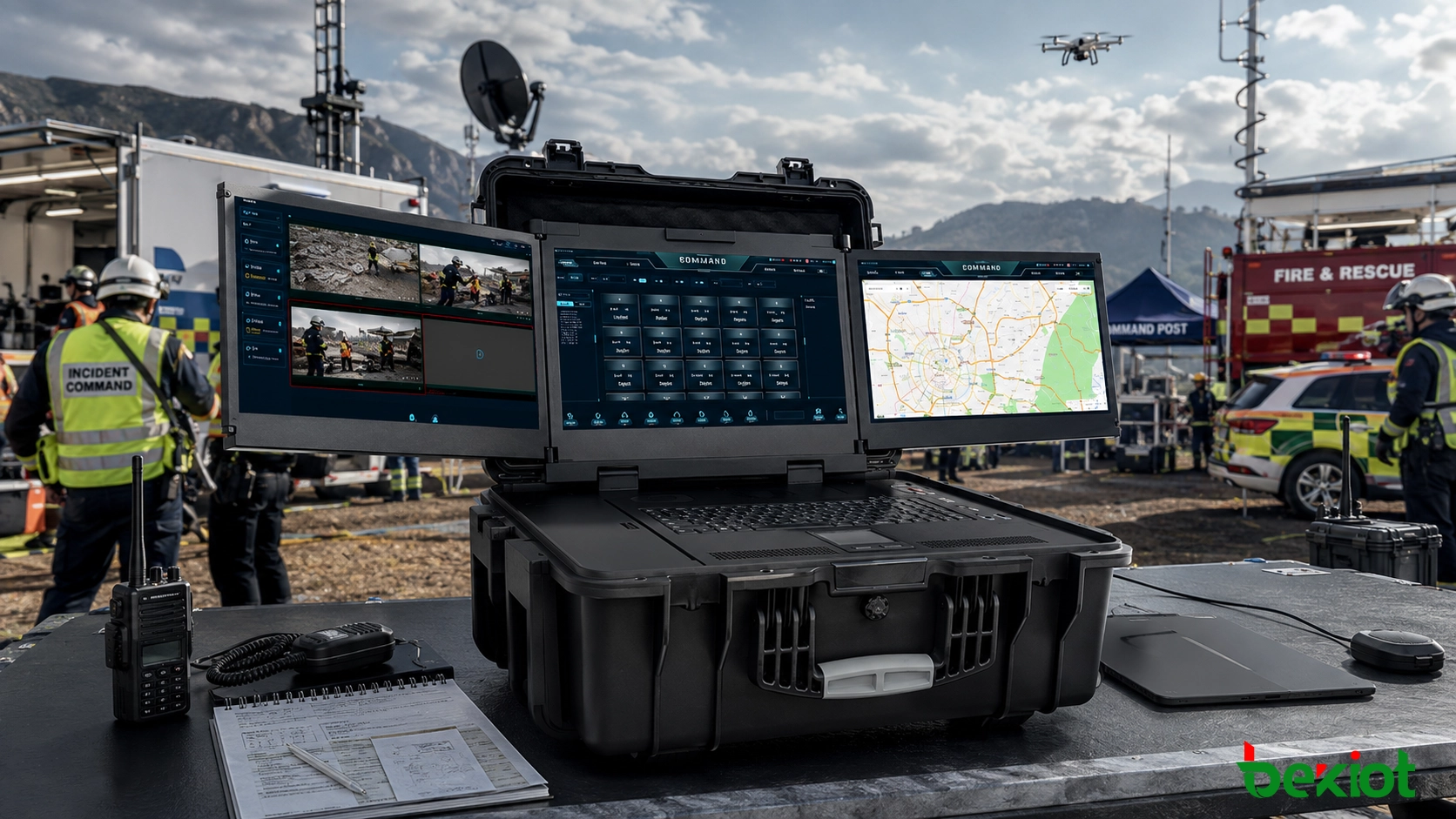 Emergency Command Boxes for Field Communication and Mobile Response