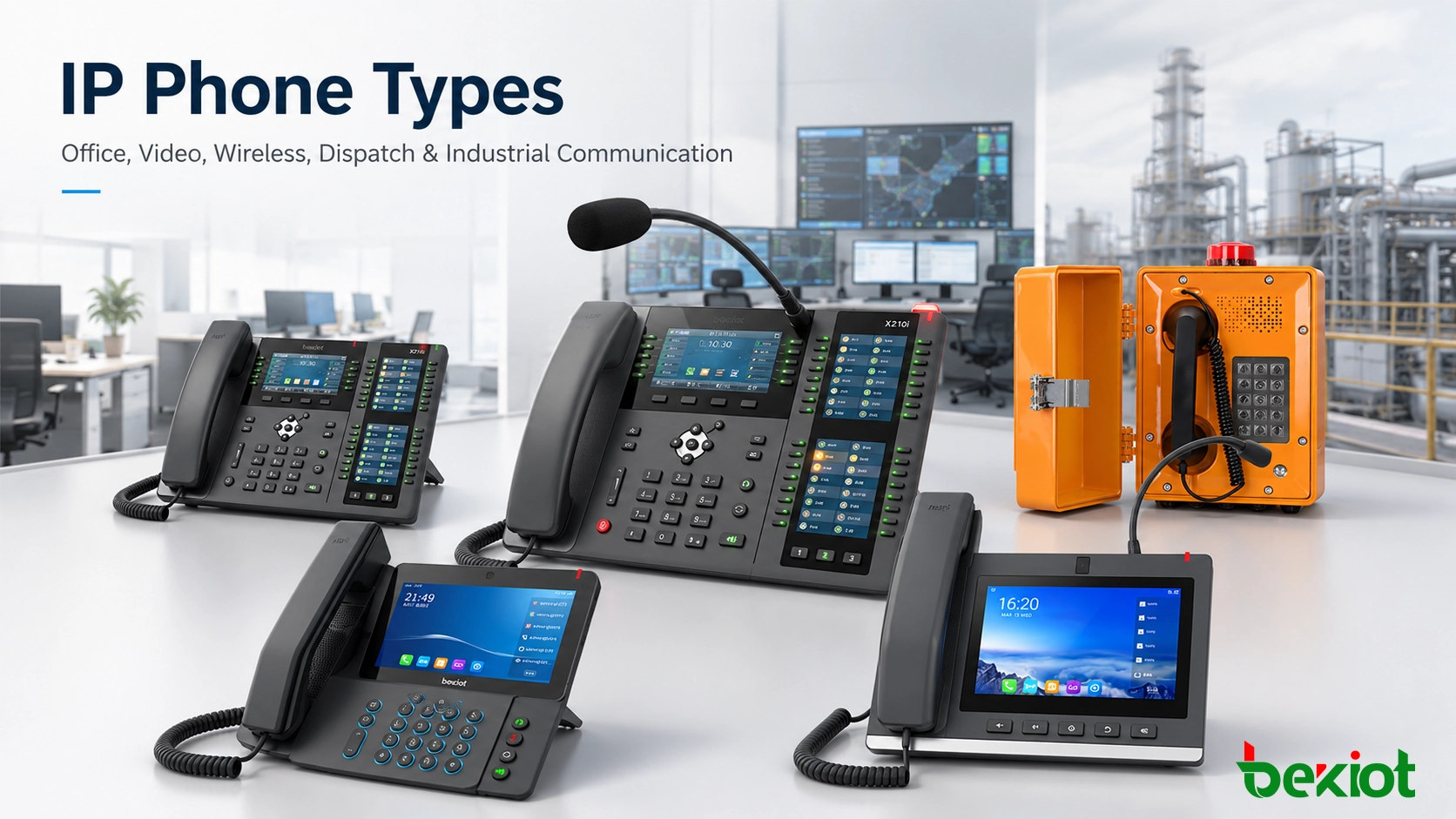 IP Phone Types and Applications in Modern Communication Systems