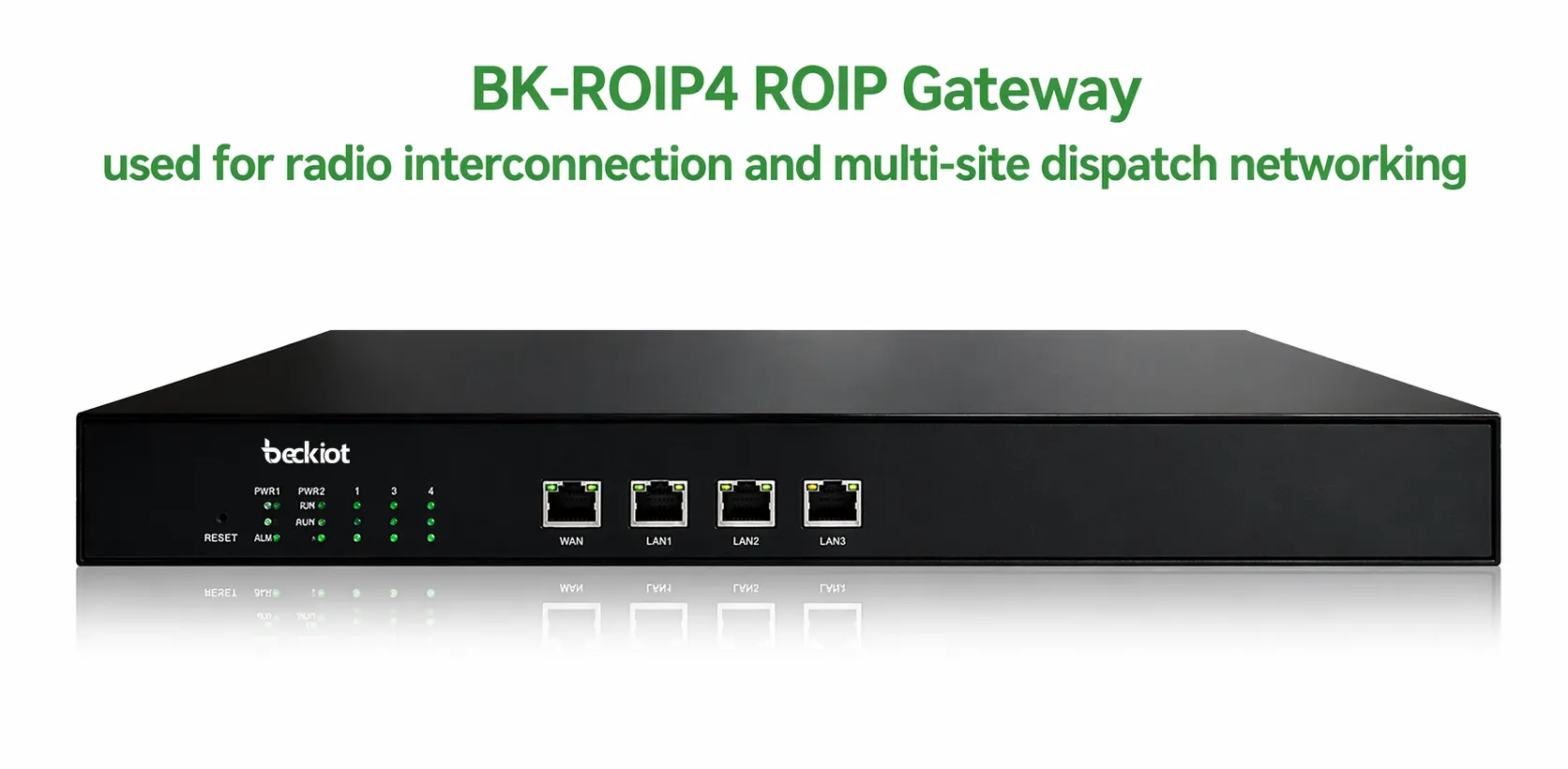 BK-4-Channel RoIP Gateway for emergency command vehicle radio access