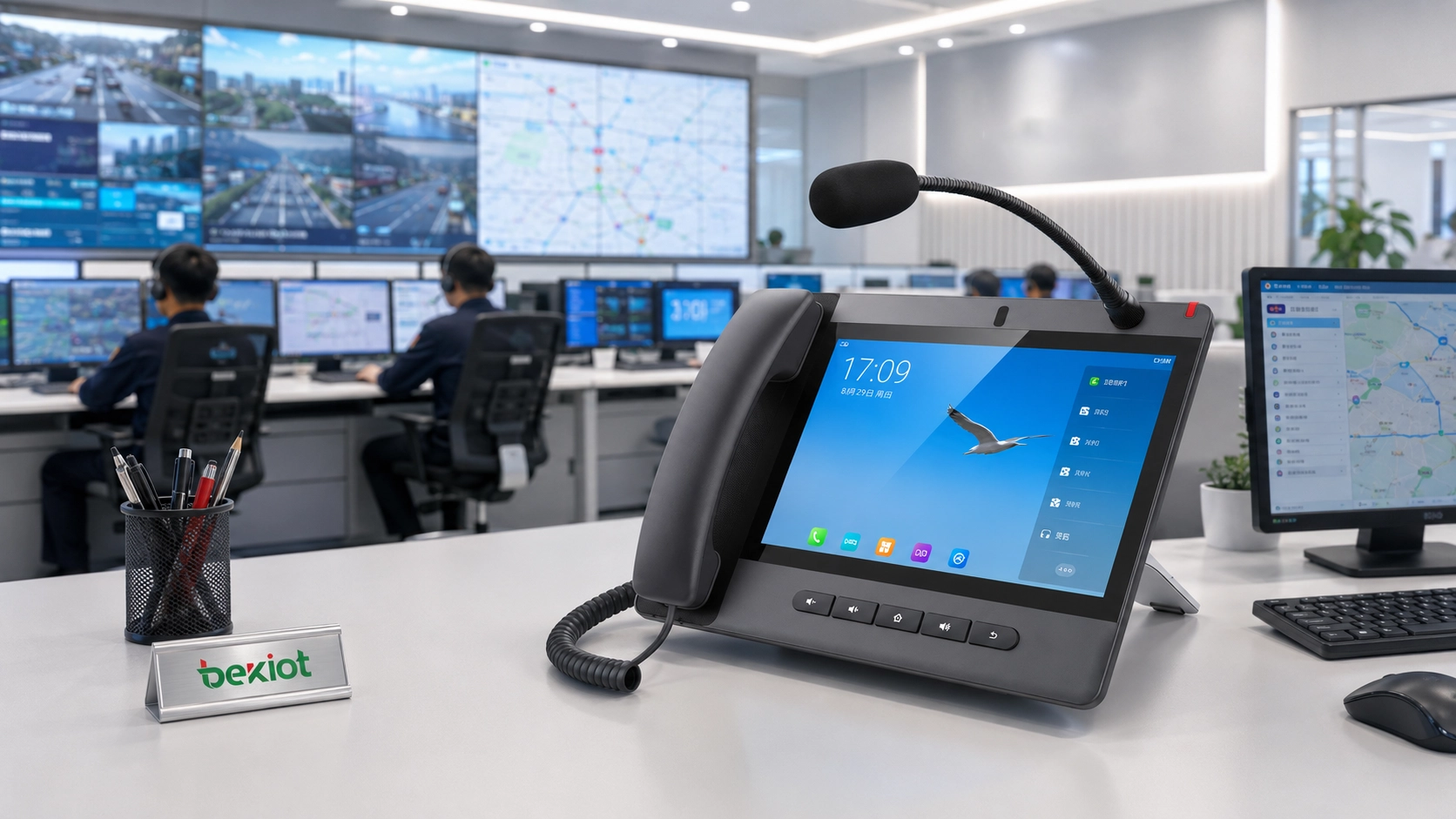 Large-Screen SIP Paging Console for Visual Communication and Dispatch Workflows