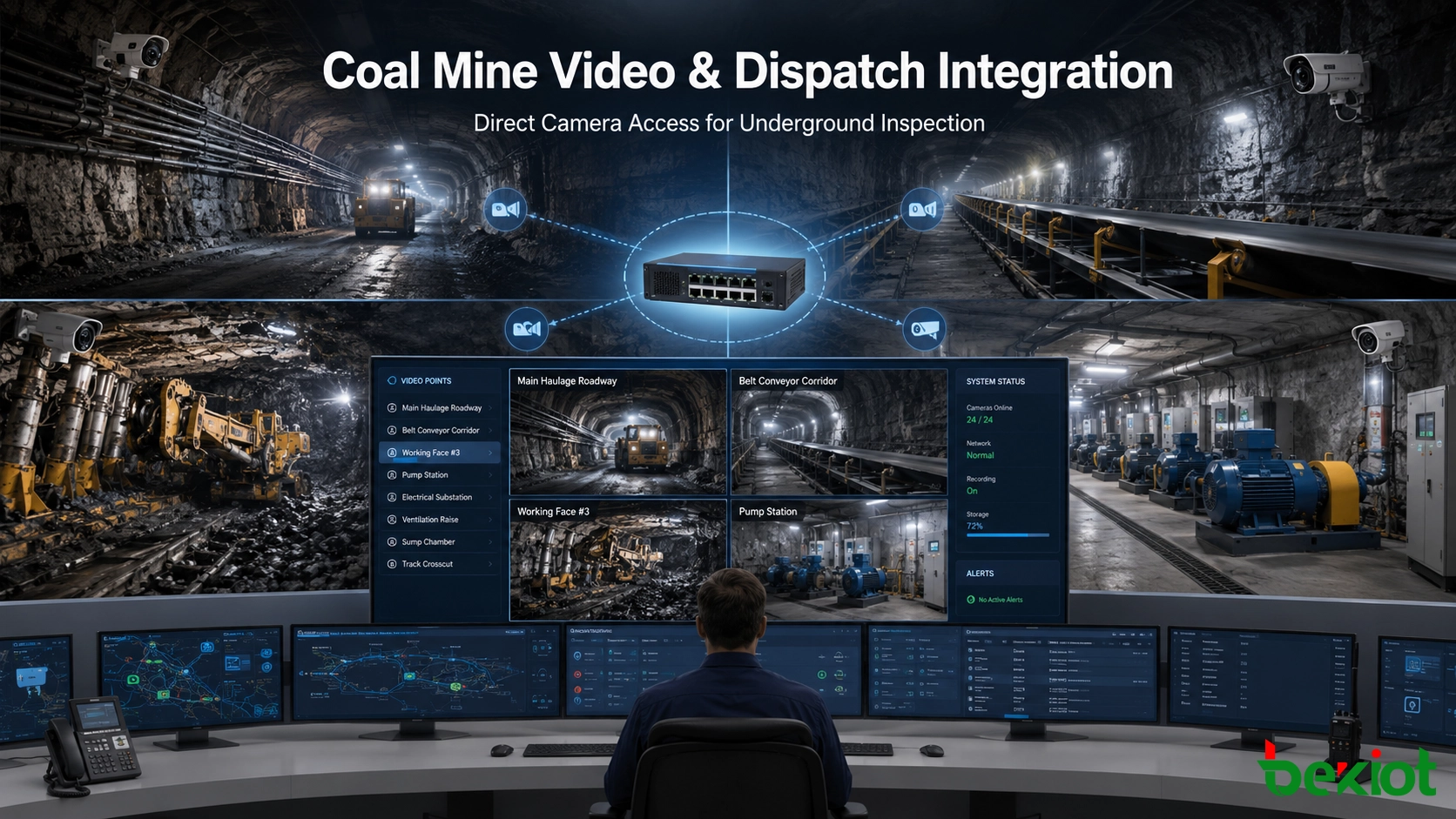Making Underground Cameras Usable Inside the Dispatch Workflow