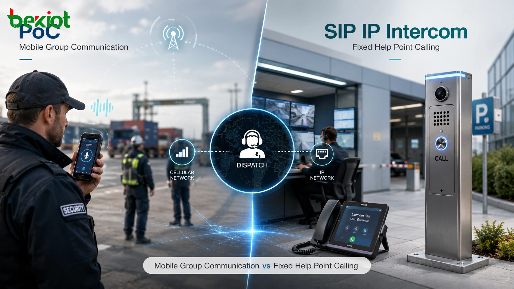 PoC and SIP-Based IP Intercom in Network Intercom Projects