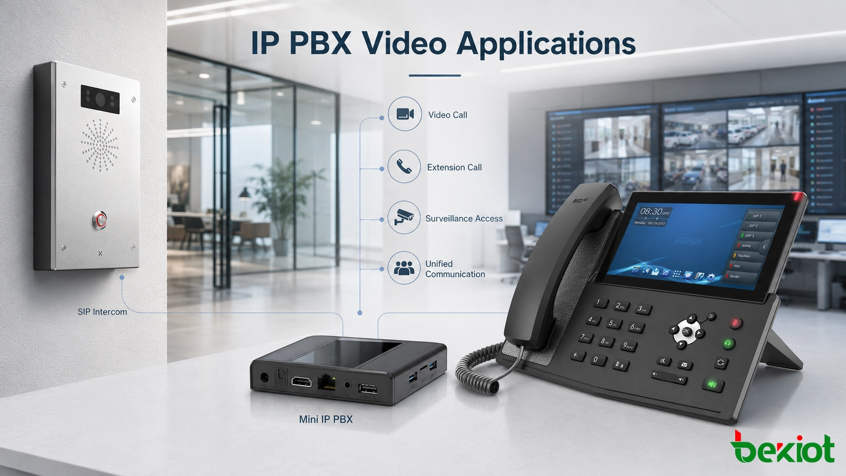 IP PBX Video Applications for Enterprise Communication and Visual Collaboration