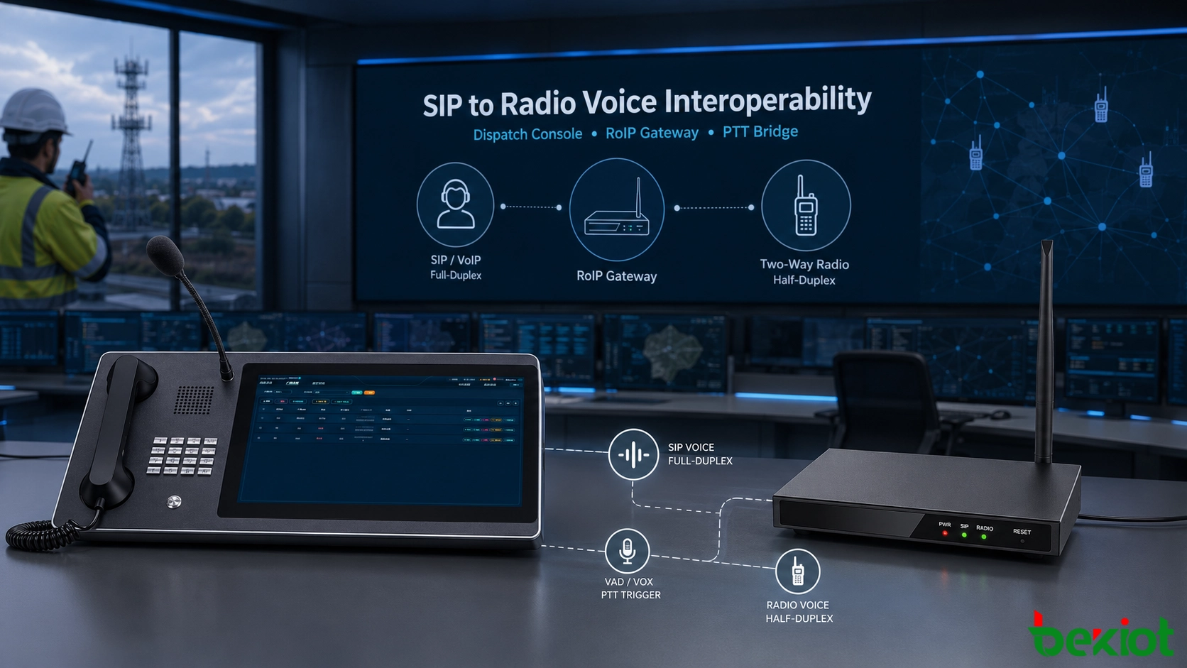 Bridging SIP Voice and Two-Way Radio with RoIP Gateway Integration