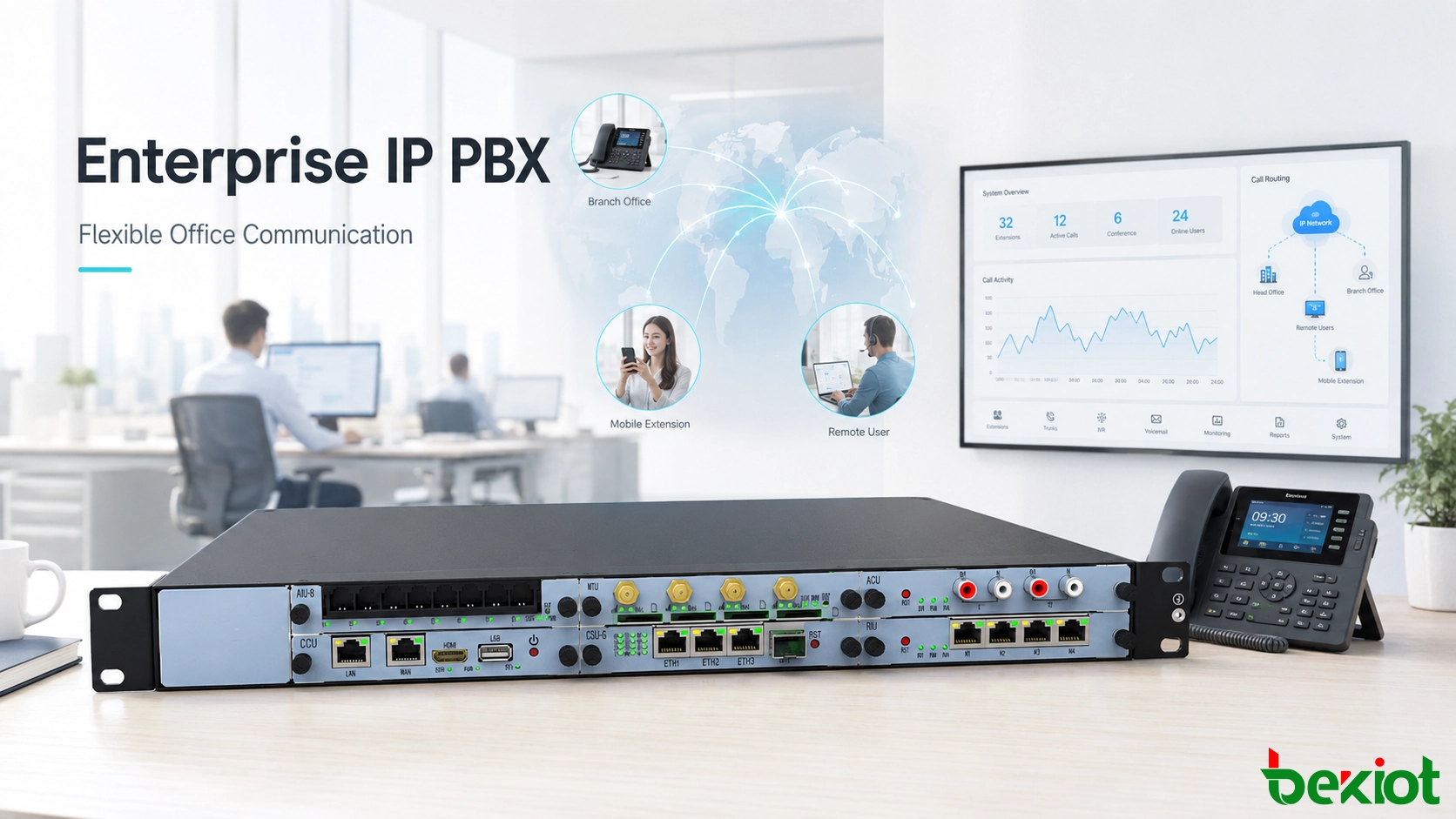 Enterprise IP PBX Solutions for Modern Office Communication