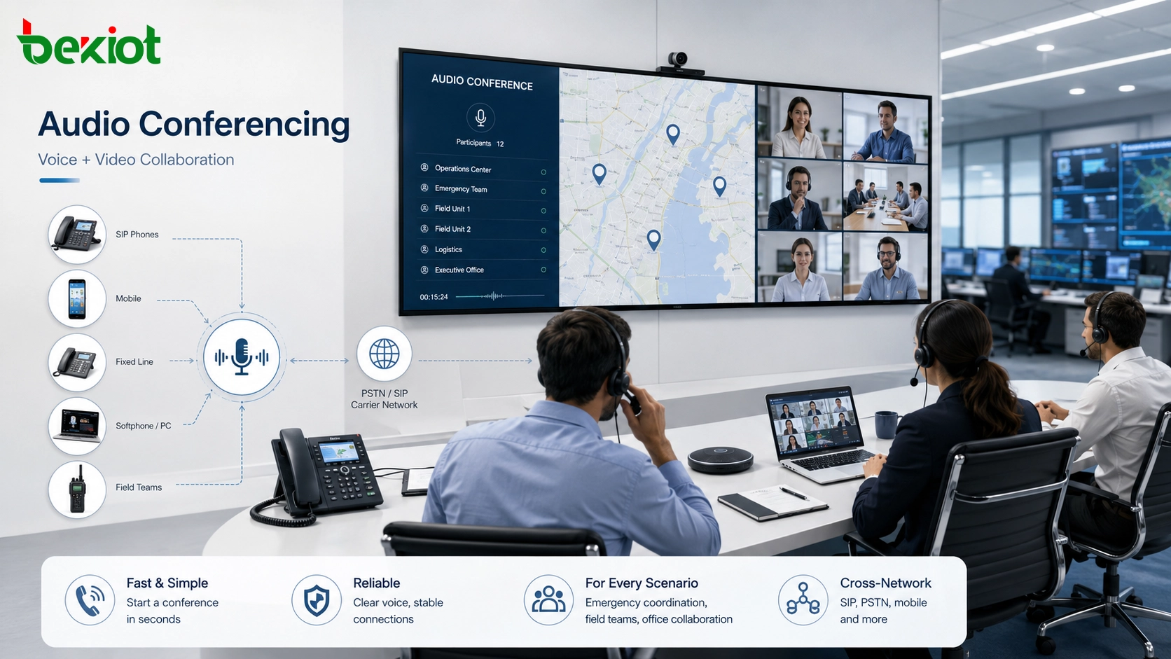 Audio Conferencing in Modern Voice and Video Collaboration