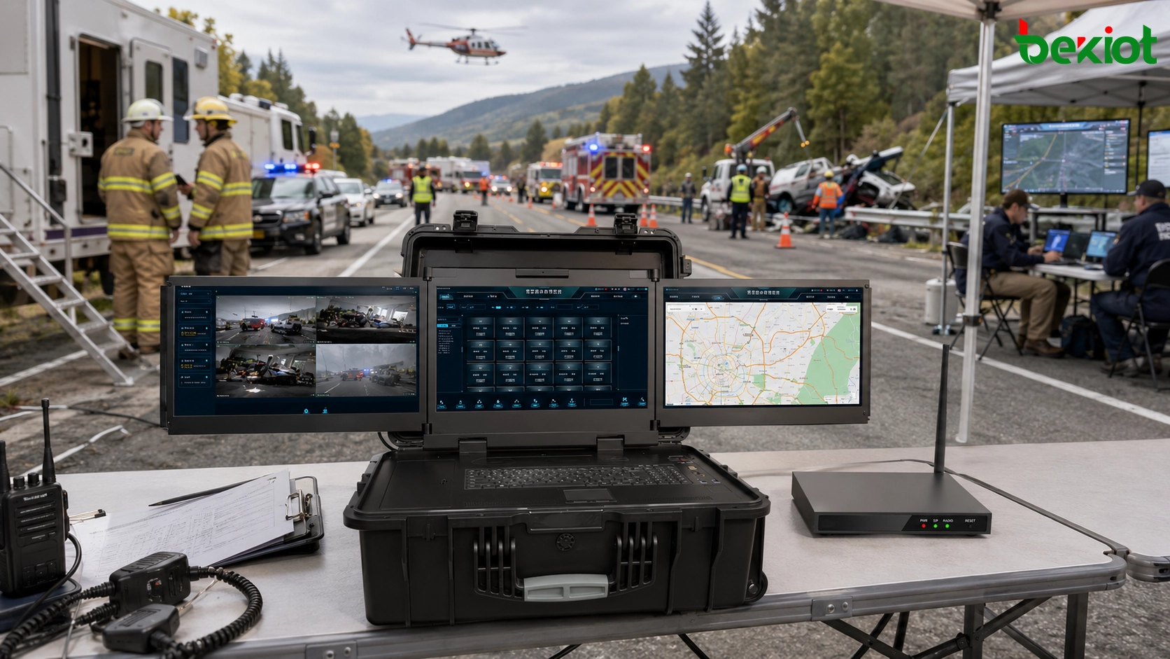 On-Site Emergency Command Solutions for Field Communication and Dispatch Coordination