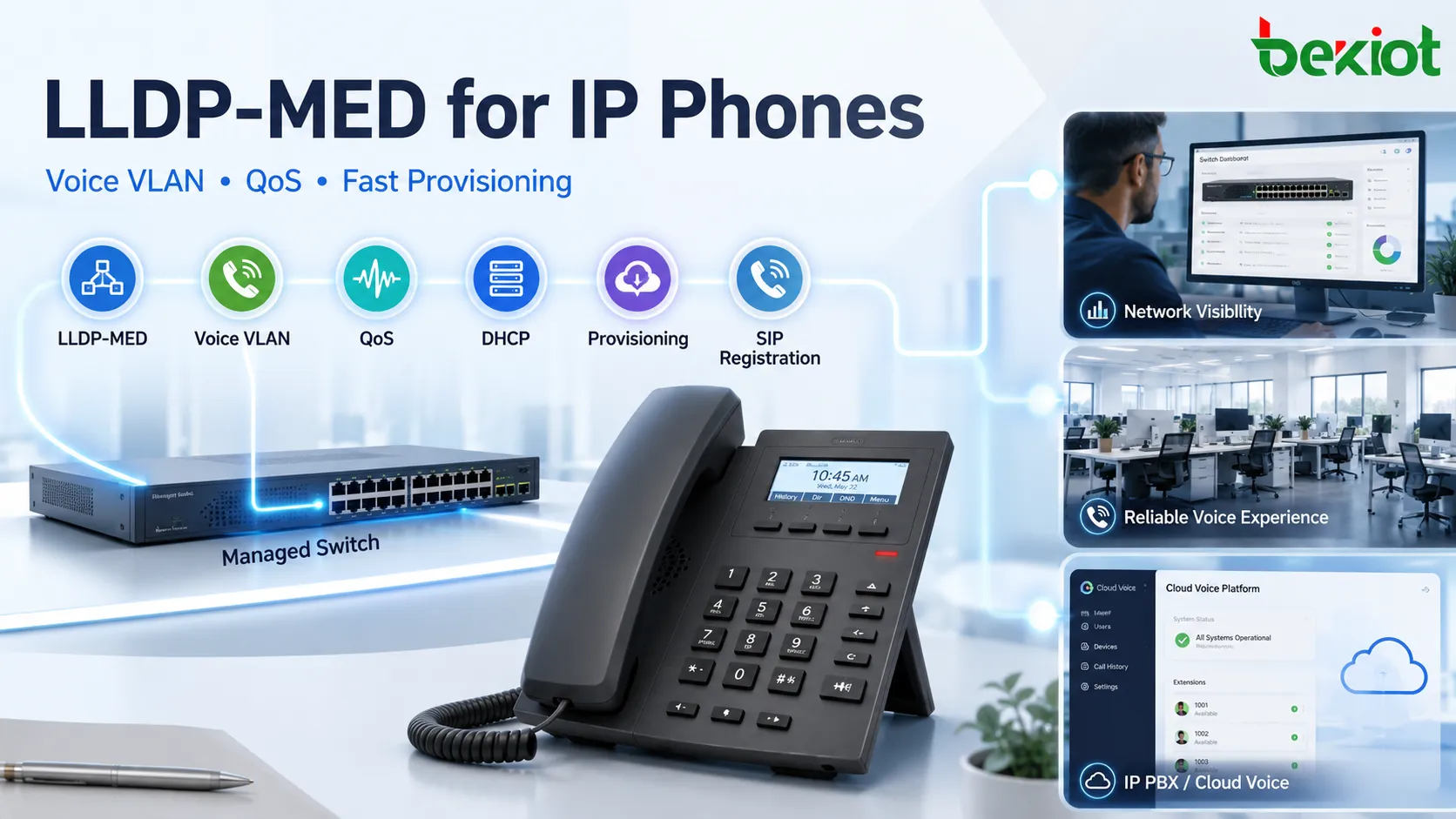 How Does LLDP-MED Help IP Phone Deployment?