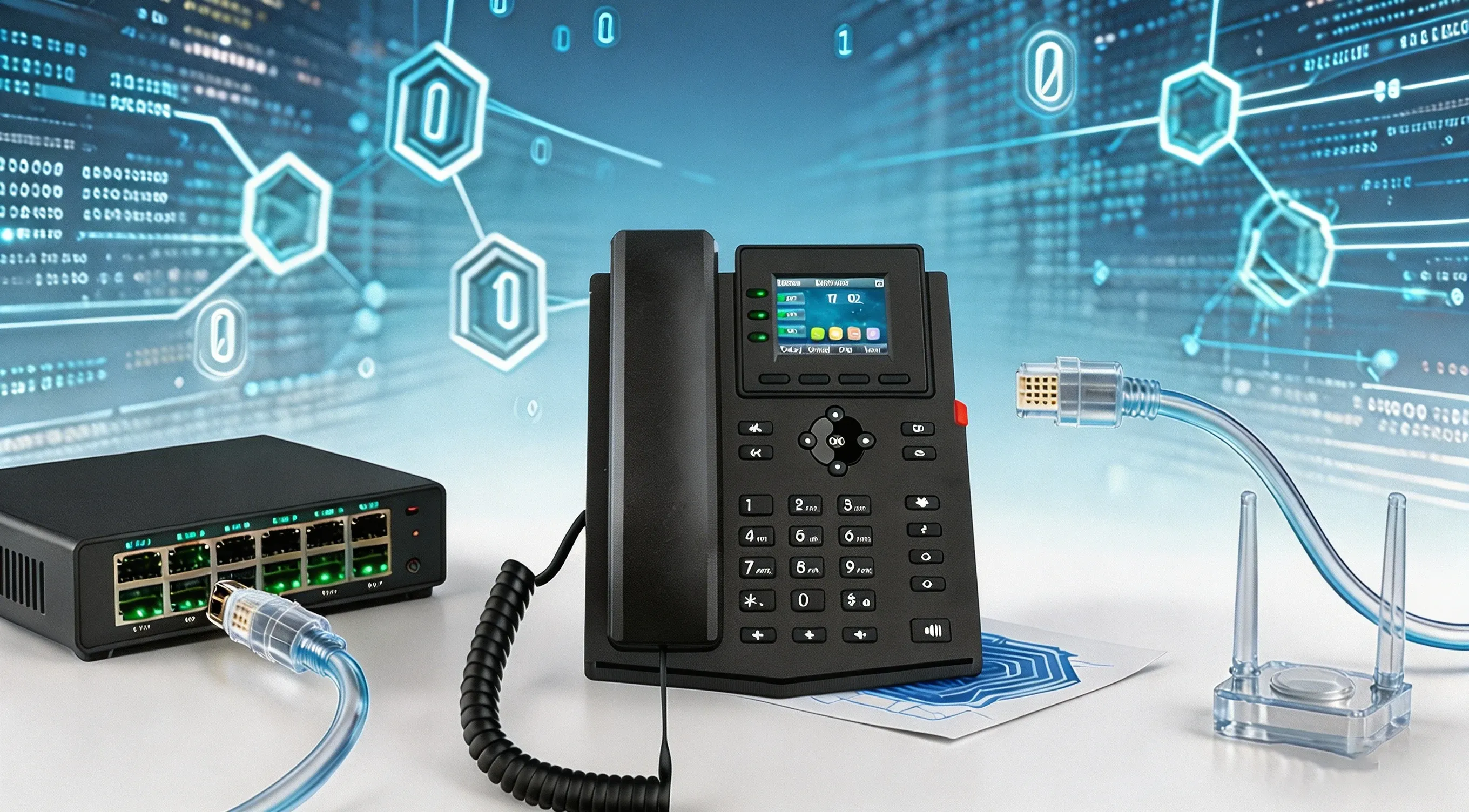 محول إيثرنت مُدار يوفر طاقة PoE+ لهواتف IP ونقاط الوصول اللاسلكية وكاميرات المراقبة عبر شبكة كابلات هيكلية