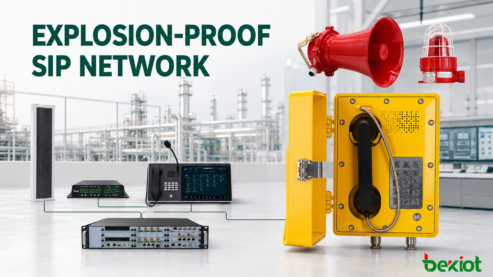 Explosion-Proof Telephone System: SIP and Paging Integration