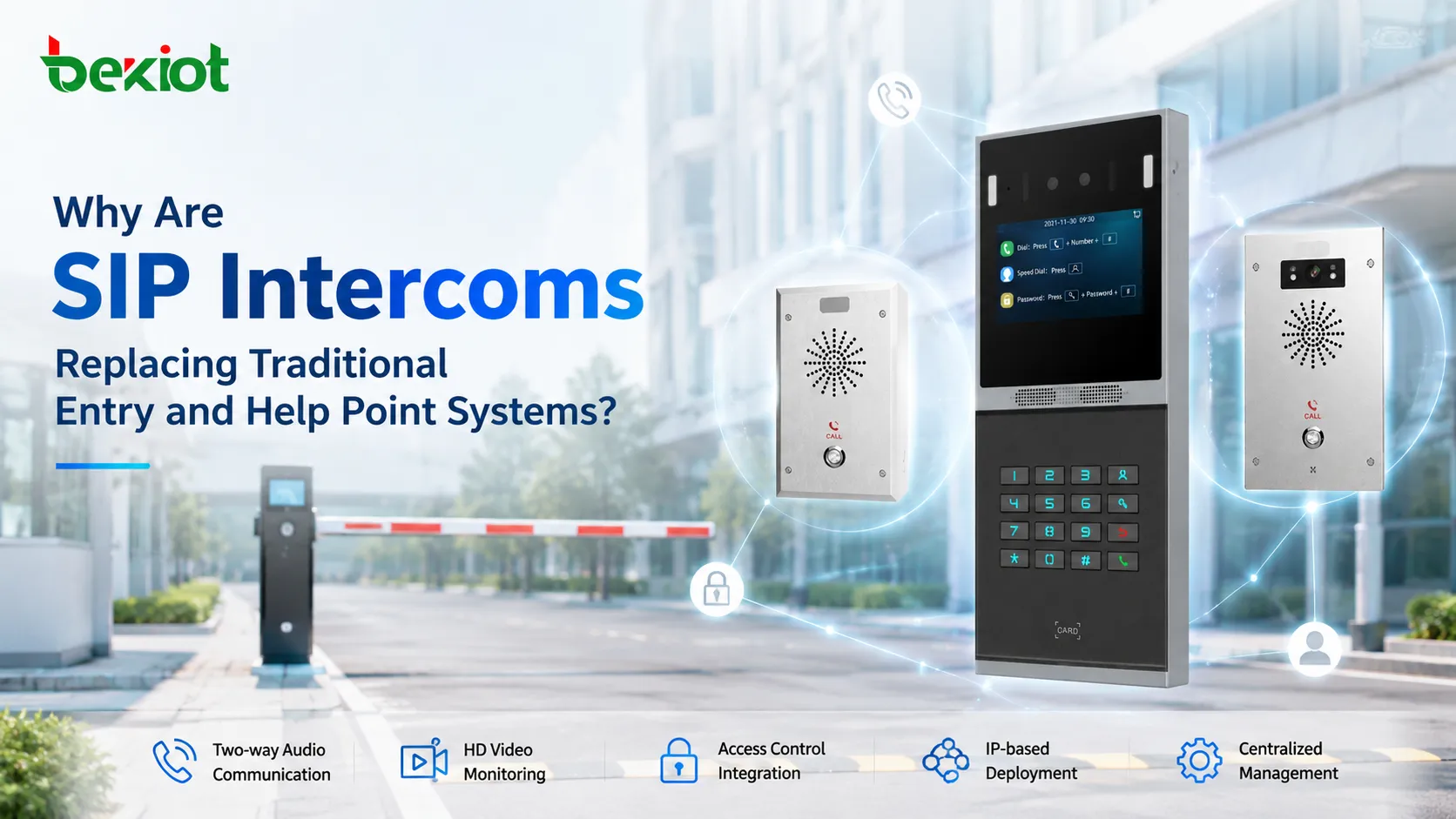 Why Are SIP Intercoms Replacing Traditional Entry and Help Point Systems?