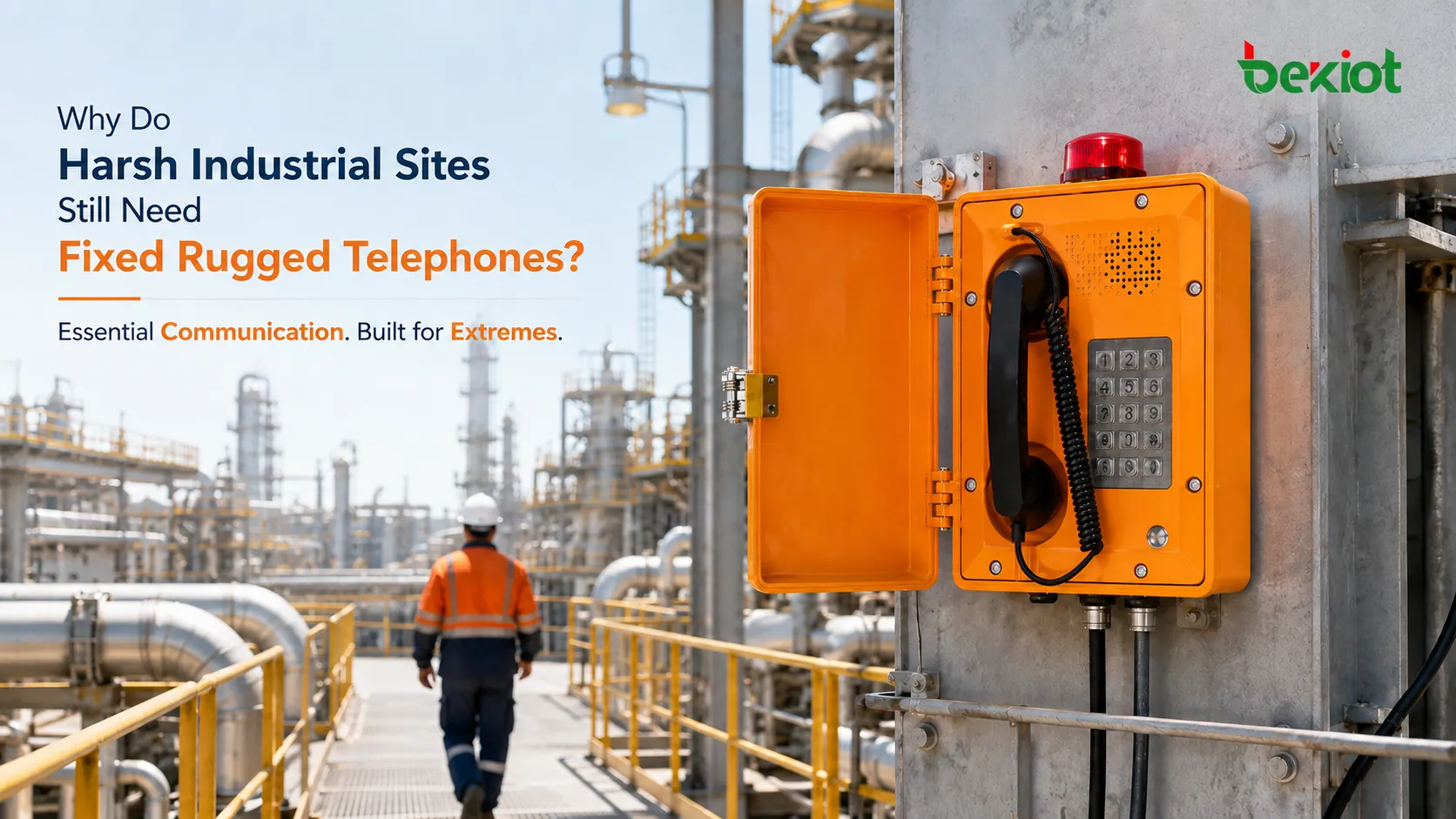 Why Do Harsh Industrial Sites Still Need Fixed Rugged Telephones?
