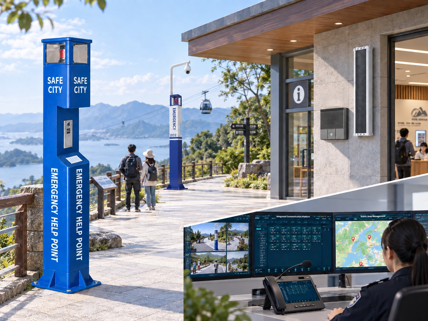 Emergency Intercom and Help Point Solution for Visitor Attractions