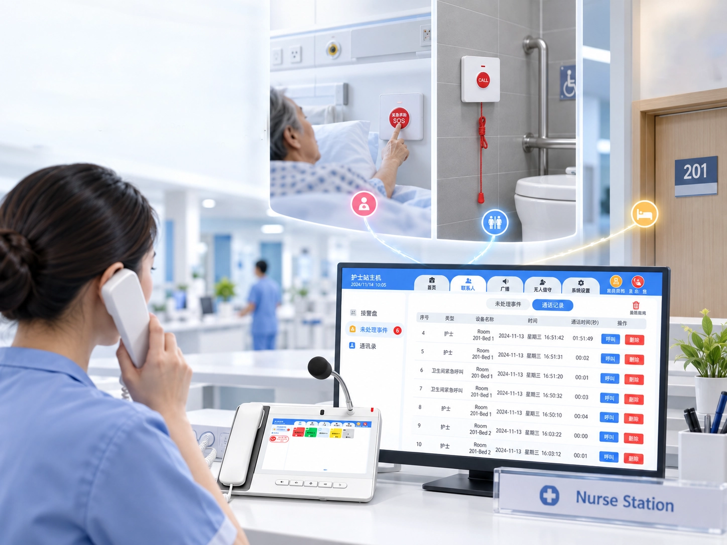 Nurse Call and Emergency Alert Solution for Healthcare Facilities