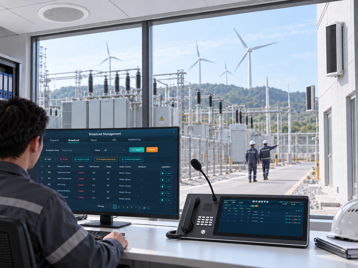 PAGA Solution for Wind Farm Substations