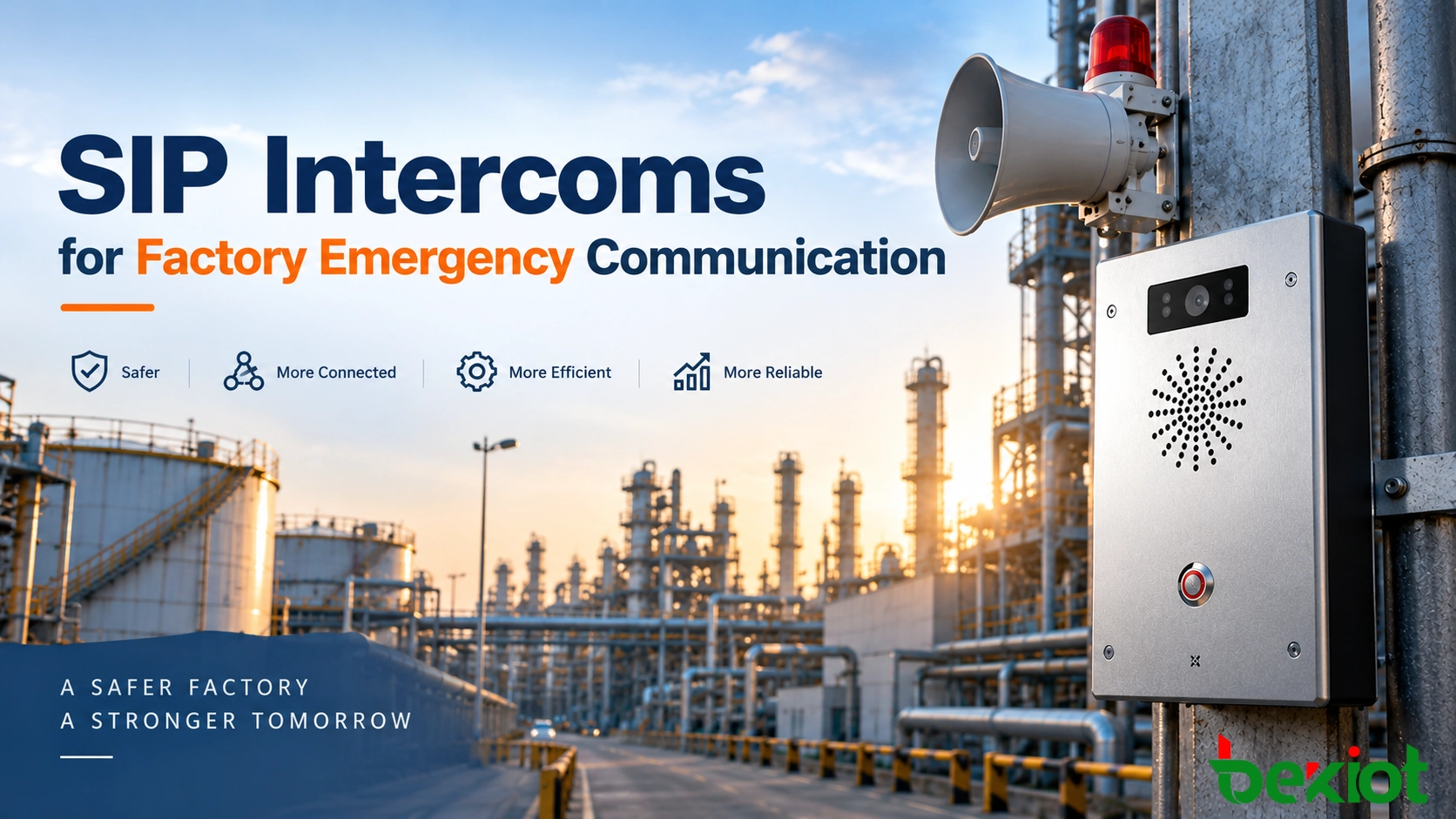 Why Use SIP Intercoms for Factory Emergency Communication?