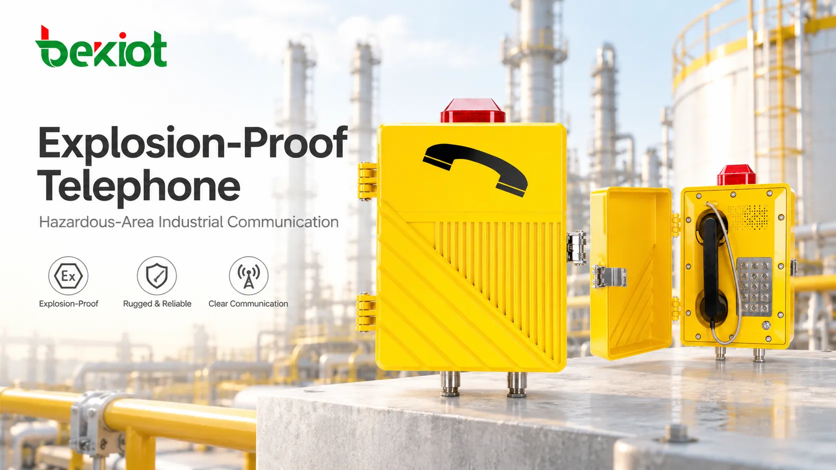 What Is an Explosion-Proof Telephone? Hazardous-Area Communication Explained
